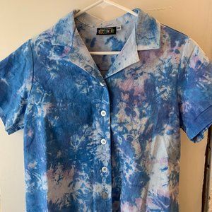 Big Bud Press Pantry Top Tie Dye Winter Haze - XS